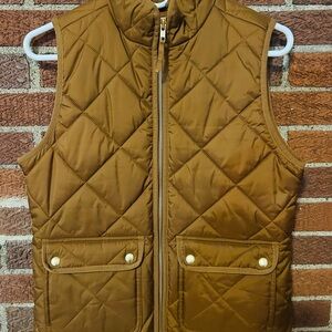 J. Crew Puffer Vest with Snap Pockets